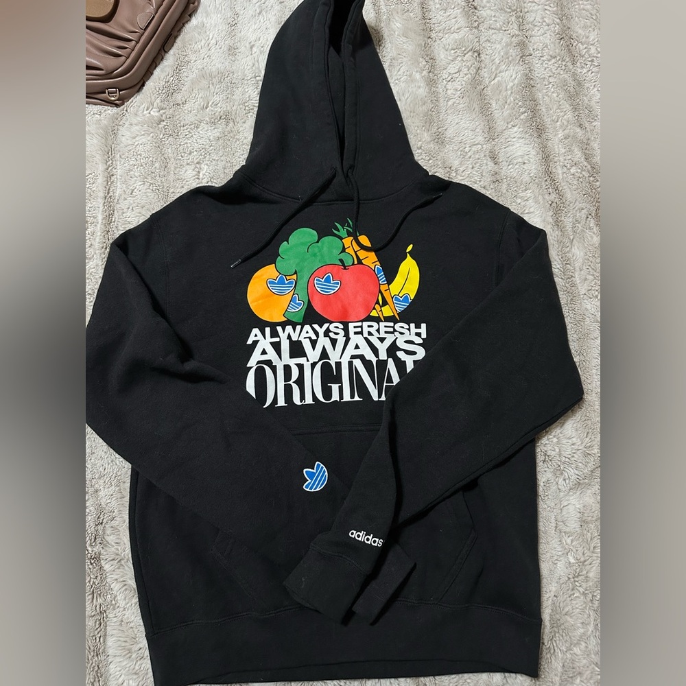 Adidas ALWAYS FRESH ALWAYS ORIGINAL Hoodie Size Small